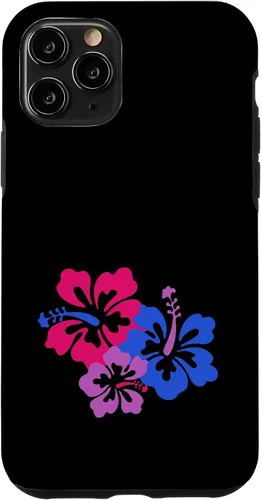 Vista 29 de Bisexual Bi Pride Sutil Hibiscus Flower Hawaii LGBT LGBTQ Funda para iPhone 16