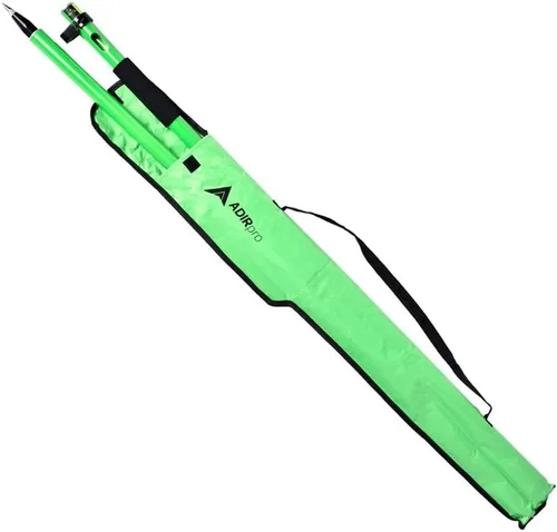 Vista 5 de AdirPro 6.6 ft GPS Rover Rod de dos piezas (verde)