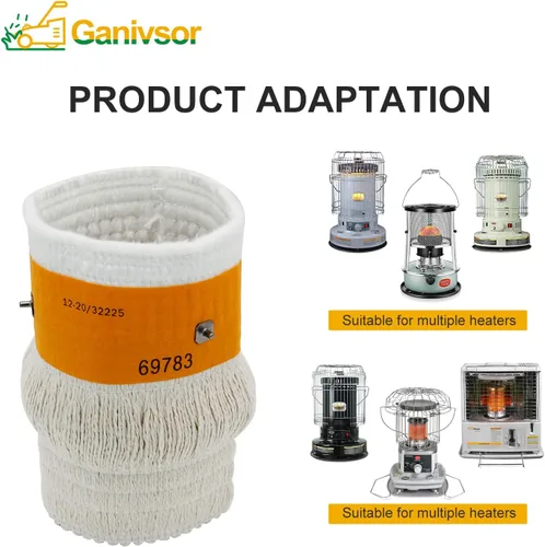 Vista 4 de Ganivsor 32225 Mecha de calentador de queroseno para Kero World KW-24C DuraHeat DH-2300 Dyna-GLO CV-2300 y RMC-95C Envirotemp CV-2300 Keroheat