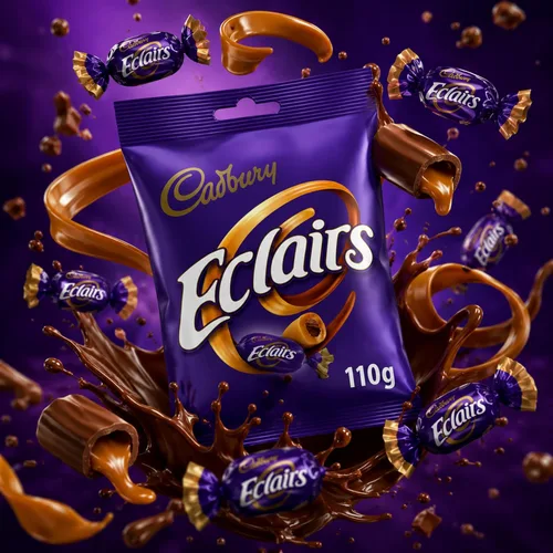 Vista 2 de Cadbury Classic Eclairs - Bolsa de chocolate (3.88 oz, 3 unidades)