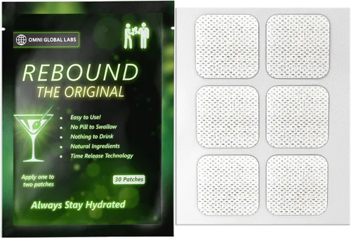 Vista 2 de REBOUND Classic Patch - Liberación constante extendida - 30 parches - Mezcla natural para una vida nocturna equilibrada