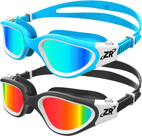 Vista 15 de ZIONOR Gafas de natación para niños, paquete de 2 gafas de natación polarizadas G1MINI para niñas/niños