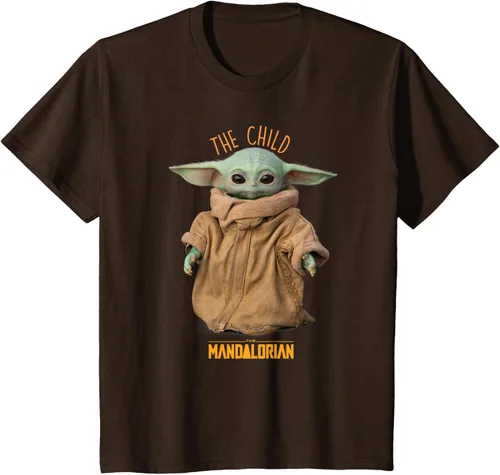 Vista 38 de Star Wars The Mandalorian Grogu The Child Photo Pose - Camiseta linda Negro