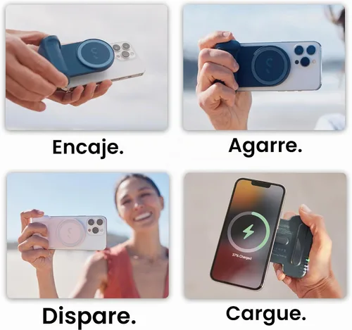 Vista 3 de ShiftCam SnapGrip Creator Kit para creadores de contenido, incluye SnapGrip, SnapLight, trípode SnapPod - Kit de vlogging para iPhone y Android