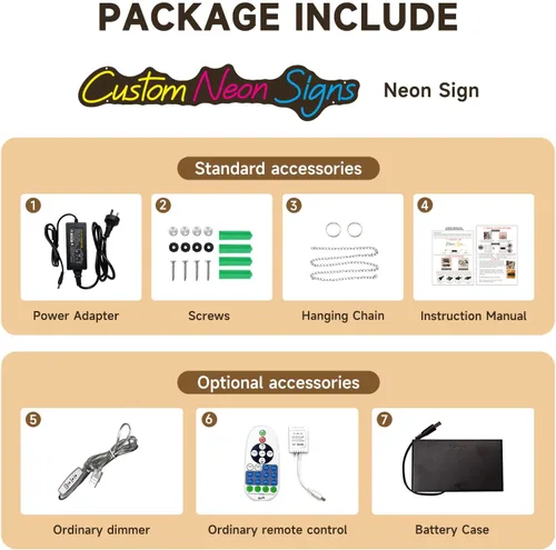 Vista 5 de Letrero de neón personalizado para el hogar, dormitorio, decoración de pared para interiores y exteriores, letreros de luz LED de neón, cumpleaños