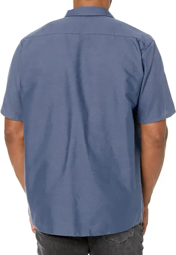 Vista 3 de Red Kap - Camisa de trabajo industrial para hombre, ajuste regular, manga corta