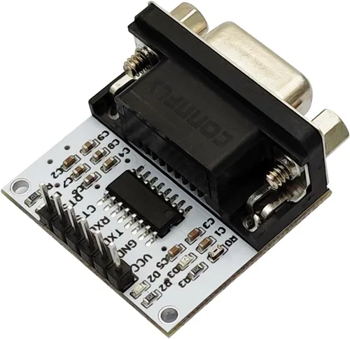 Vista 7 de RS232 a nivel TTL módulo convertidor serie puerto de interfaz rs-232 a TTL convertidor de señal serie SP3232 chip DB9 UART conector (hembra)