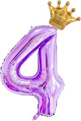 Vista 7 de Juego de globos de corona número 1 de 40 pulgadas, globos decorativos de primer cumpleaños y aniversario de boda, decoraciones de primer cumpleaños.