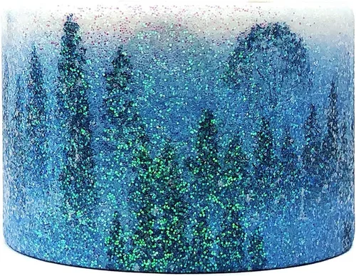 Vista 2 de allydrew Cinta adhesiva Washi con purpurina, 1.181 in x 3 M, bosque de pinos