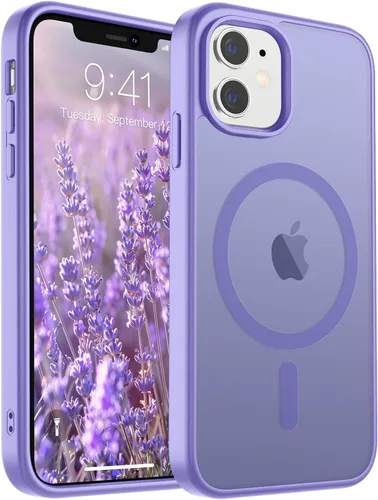 Vista 295 de SUPFINE Funda magnética para iPhone SE 2022 (3ª)/2020 (2ª), iPhone 8 (compatible con MagSafe) (protección contra caídas de grado militar), funda
