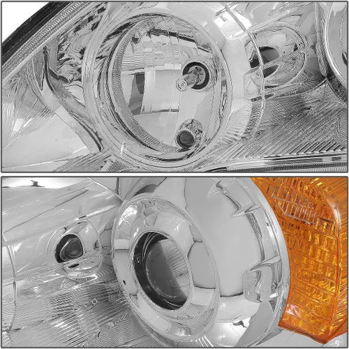 Vista 2 de DNA Motoring HL-HPL-HCRC07-CH-AM Conjunto de faros delanteros Lado del pasajero)
