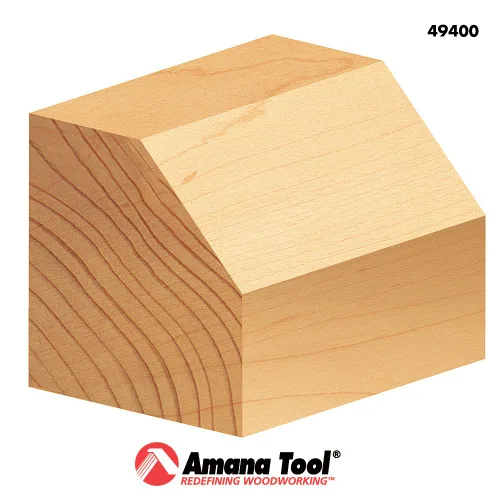Vista 5 de Amana Tool - Chaflán con punta de carburo 49400 45° x 1-1/4 de diámetro x 1/2 x 1/4 "vástago