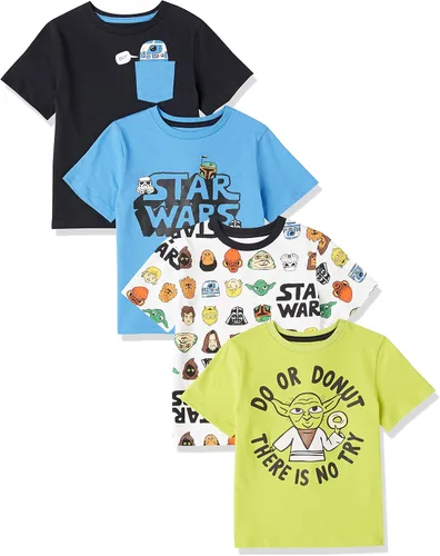 Vista 29 de Amazon Essentials Disney Marvel Star Wars Camisetas de manga corta para niños y bebés (anteriormente Spotted Zebra), Multipacks