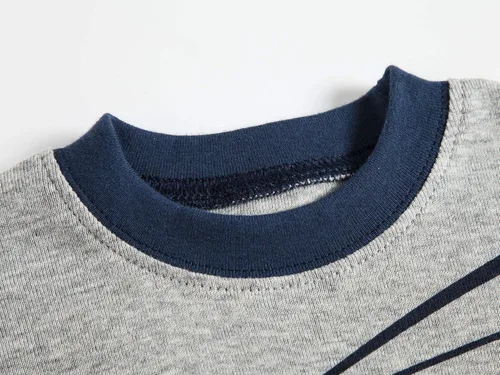 Vista 3 de Dolphin&Fish Pijamas para niños de 4 piezas, ropa de dormir de algodón para niños pequeños