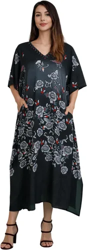 Vista 12 de Miss Lavish London - Kaftán largo para mujer - Kaftán de playa africano y kaftan moderno para fiesta y bodas 109-azul
