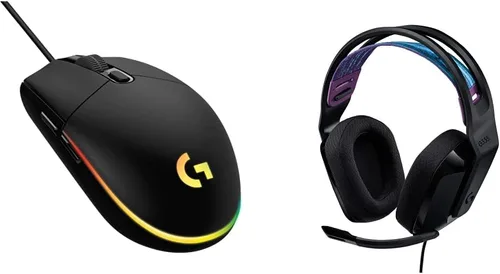 Vista 13 de Logitech G335 - Auriculares para juegos con cable, con micrófono abatible para silenciar, conector de audio de 3.5 mm, almohadillas de espuma