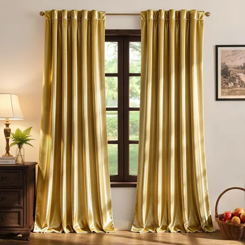 Vista 15 de MIULEE Cortinas de terciopelo de 84 pulgadas de largo, juego de 2 paneles para dormitorio, con pestaña trasera plisada, de lujo, aislamiento