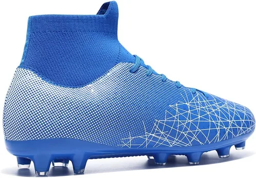 Vista 3 de Tacos de fútbol profesionales para hombre, zapatos de entrenamiento con picos altos, transpirables, atléticos, botas de fútbol para exteriores e