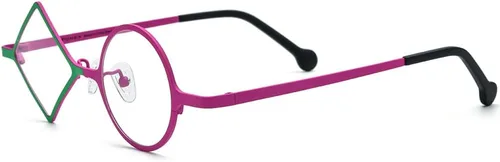 Vista 11 de FONEX Gafas de titanio coloridas Marco Hombres Izquierdo Redondo Derecho Cuadrado Gafas Ópticas Mujeres F85747
