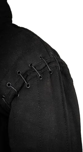Vista 5 de THE MEDIEVALS Abrigo Gambeson acolchado grueso Aketon Chaqueta Armadura