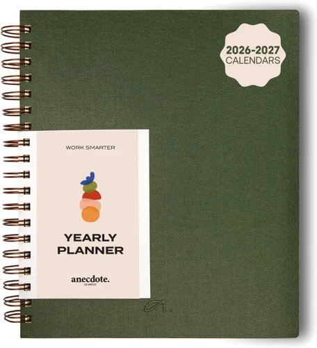 Vista 19 de Planificador Anecdote 2026: Un Planificador Mensual, Semanal y Diario 2026 para Planificar tu Éxito - Tamaño A5 Tapa Dura Comienza en Cualquier Negro