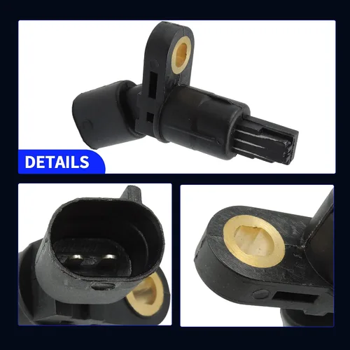 Vista 8 de HiSport Sensor de velocidad de rueda ABS 1J0927807B, 2 piezas, ubicación trasera izquierda y derecha, compatible con Audi TT 2000-2006, Volkswagen