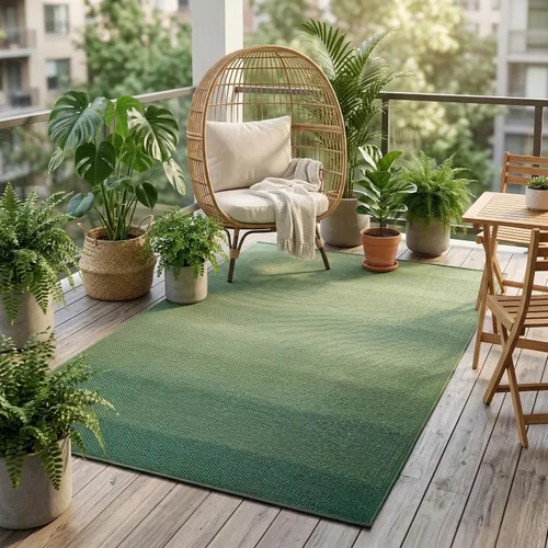 Vista 23 de Fab Habitat - Tapete antideslizante a rayas, duradero, fino, de plástico reciclado, antideslizante, para entrada, puerta delantera, pórtico y patio