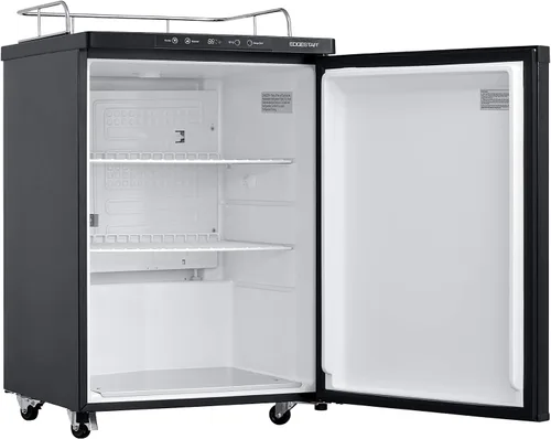 Vista 5 de EdgeStar BR3002 Refrigerador de conversión Kegerator de 24 pulgadas de ancho para barriles de tamaño completo con modo de enfriamiento profundo