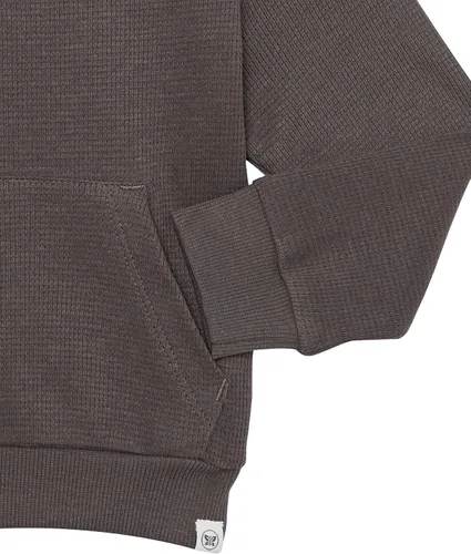 Vista 3 de HonestBaby Sudadera cómoda de algodón orgánico para bebé, color perla ennegrecida, Perla ennegrecida