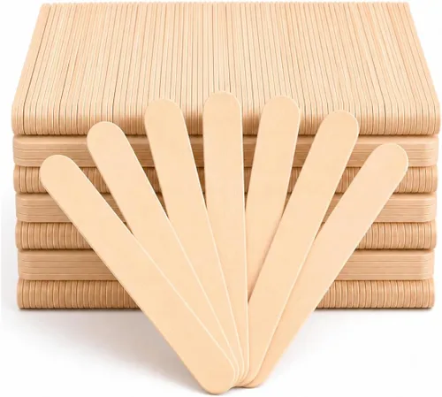 Vista 9 de Perfect Stix Mini palitos de madera para manualidades de 2.5 pulgadas, 1000 unidades a granel, palitos pequeños de madera de abedul para encerar