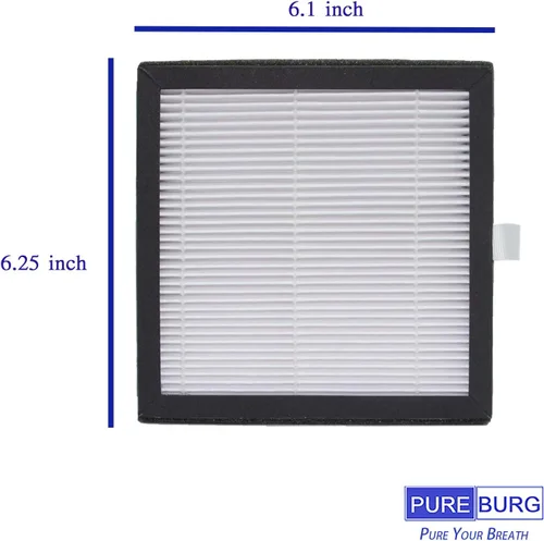 Vista 4 de PUREBURG Filtro de repuesto compatible con Afloia AQ8 Q8 y Honati Hysure Q7, Tenergy Sorbi deshumidificador 2 en 1 (33.8 fl oz), paquete de 3 HEPA