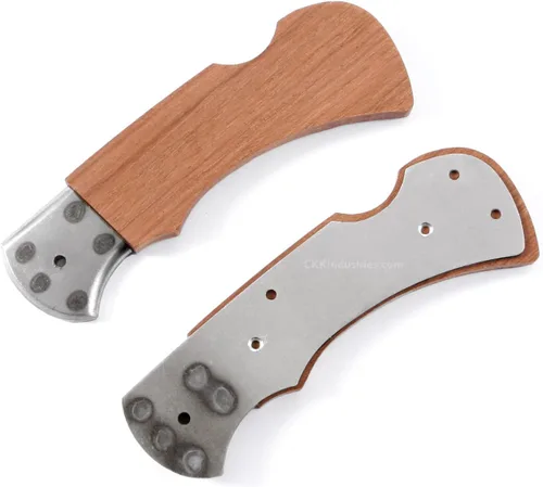 Vista 6 de EZSMITH KnifeKits - Kit de fabricación de cuchillos - Ranger Lockback - Serie de cuchillos plegables de bricolaje (kit de piezas)