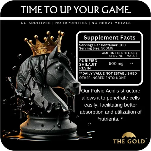Vista 3 de THE GOLD Shilajit - Resina Shilajit Shilajit orgánica pura del Himalaya para hombres y mujeres, prueba de laboratorio en grado de Estados Unidos A+