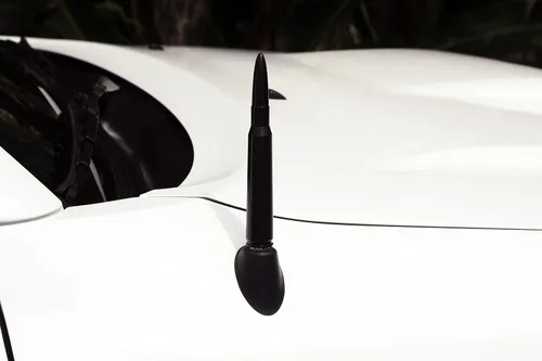Vista 4 de Votex - Fabricado en Estados Unidos - Antena de aluminio bala negra calibre 50 - Compatible con Ford F150 - F250 - F350 Jeep Wrangler - Gladiator