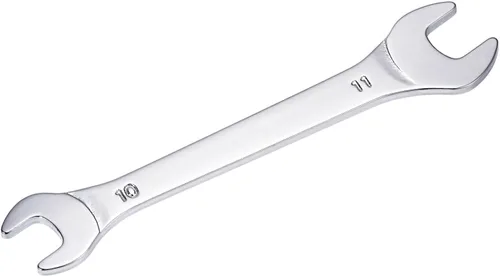 Vista 18 de uxcell Llave fina de extremo abierto, espejo métrico de 0.236 in x 0.276 in, acero de alto carbono, para mantenimiento doméstico y reparaciones
