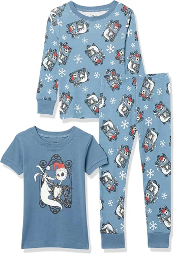 Vista 7 de Amazon Essentials Disney Marvel Star Wars - Pijama unisex de algodón ajustado para niños