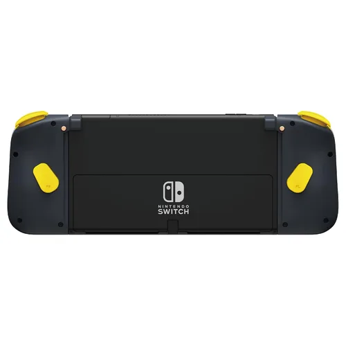 Vista 4 de HORI Nintendo Switch Split Pad Compact (PAC-MAN Edition) Ergonomic Controller for Handheld Mode - Officially Licensed by Nintendo and Bandai-Namco