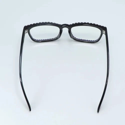 Vista 7 de Gafas de Lectura Cuadradas con Diamantes de Imitación para Mujeres con Bloqueo de Luz Azul para Computadora