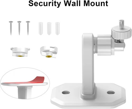 Vista 3 de AOZTSUN Soporte ajustable para monitor de bebé compatible con HelloBaby HB6550 HB65/HB66/HB248, ANMEATE SM935E, Nanit Pro Smart Baby Monitor Montaje