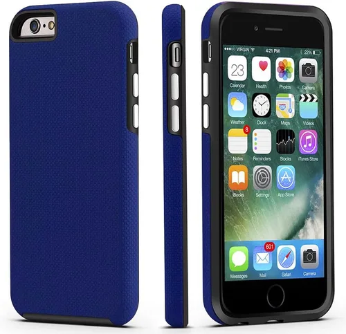 Vista 15 de Funda para iPhone 5/5s/SE, funda Dual Guard resistente al impacto y a rasguños con protección contra caídas Celebre para iPhone 5/5S/SE