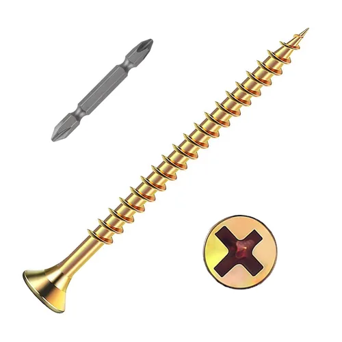 Vista 25 de Wensilon # 4X1 (460PCS) Tornillo de madera negro de cabeza plana 3X25, cabeza plana autorroscante de metal rápido