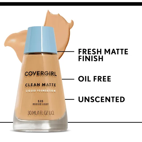 Vista 6 de CoverGirl Clean Maquillaje líquido control de aceite