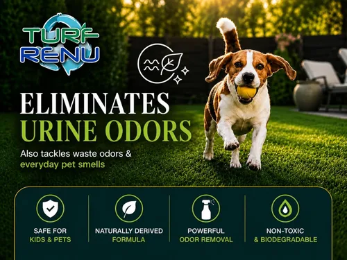 Vista 3 de Tr10132 - Solución de limpieza bio-enzimática para césped sintético/artificial y control de olores de mascotas con pulverizador