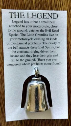 Vista 2 de USMC Marines Gremlin Bell para motocicletas Protección de motociclista con pulsera MC TIRE