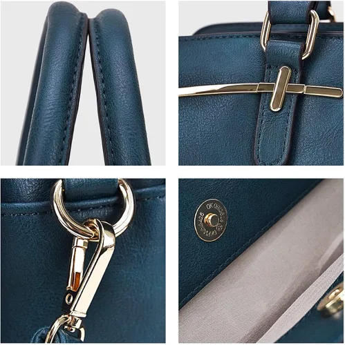 Vista 4 de Dasein - Bolsa de mano para mujer con 3 compartimentos