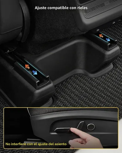 Vista 3 de 3W Seat Track Covers for Tesla Model Y Juniper 2025 2026