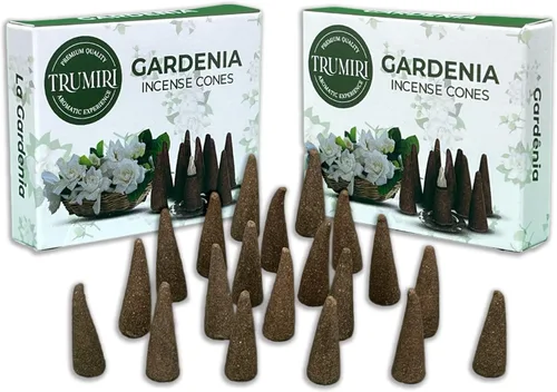 Vista 37 de TRUMIRI Incienso ámbar – Paquete de 20 conos (2 x 10) – Incienso de cono perfumado