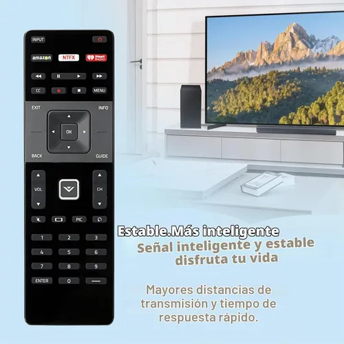 Vista 6 de XRT122 Reemplazo de control remoto para VIZIO TV D24-D1 D24H-E1 D28H-D1