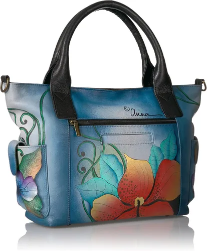 Vista 2 de Anna by Anuschka Zip-top Organizer with Outside Side Pockets