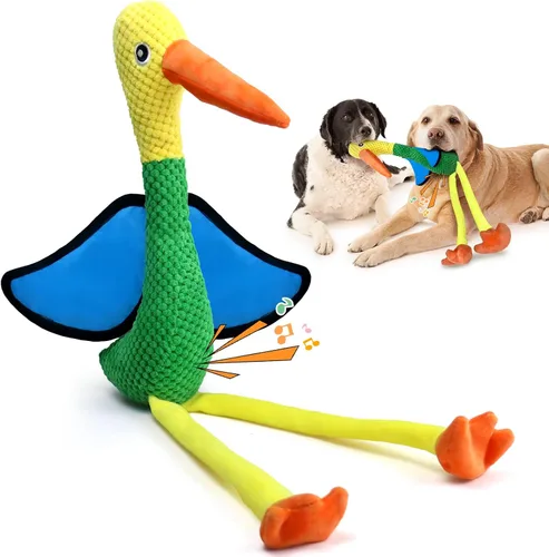 Vista 12 de Fuufome Juguetes chirriantes para perros grandes: juguetes duraderos para perros grandes para razas medianas y pequeñas - Juguetes de peluche